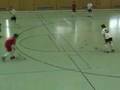 Chrisi in der Verteidigung - Hallenhockey U10A
