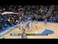 Kevin Durant block a shot wearing only one sneaker
