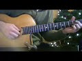 \"Away In A Manger,\" instrumental acoustic guitar