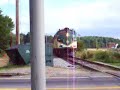 Maine Eastern Railroad at Wiscasset Crossing