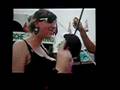 Beck at Pukkelpop 2006 - backstage with the puppets