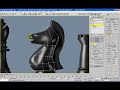 : Moddeling chess set - The knight - part 1
