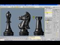 videos de 3d max tutorial: Moddeling chess set - The knight - part 1