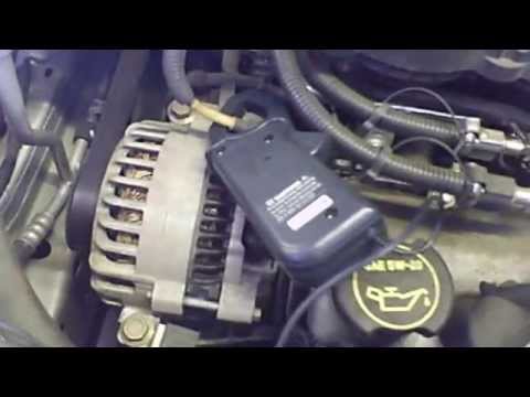 Alternator replacement Ford Windstar 1999 – 2003 scope shows bad diode pattern