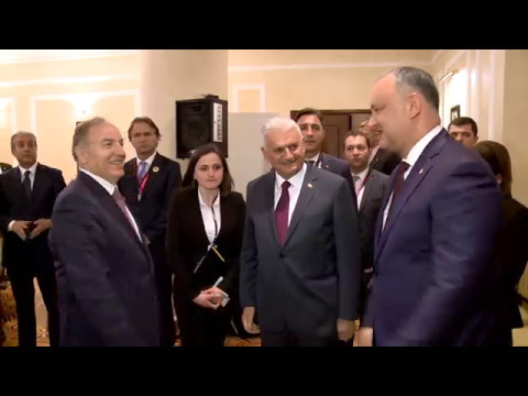 Igor Dodon a avut o întrevedere cu Prim-ministrul Republicii Turcia