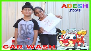 Adesh Play With Toy Car Wash Clean
