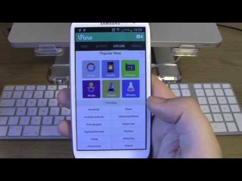 how to use vine on android