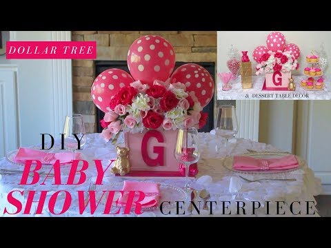 video-linktoworks-DIY Girl Baby Shower Ideas | Dollar Tree Baby Shower...