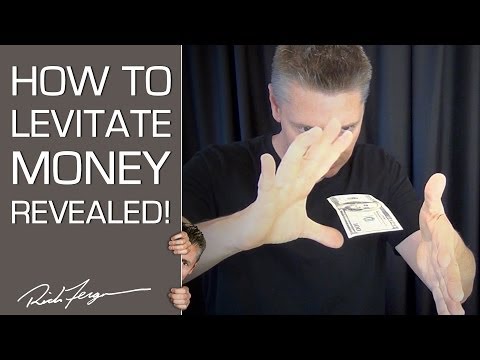 Magic - Levitation Dollar Floating Magic Trick Revealed! Share with friends! Subscribe here: http://bit.ly/10GNiYs Here's a science trick that allows you to look lik...
