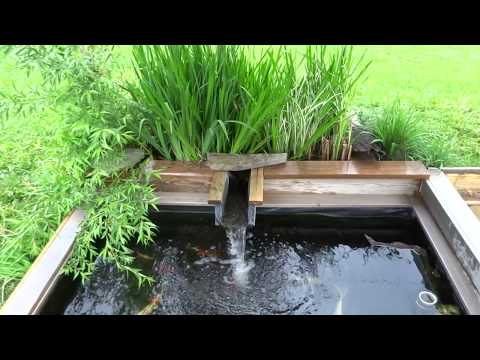 how to drain fish pond