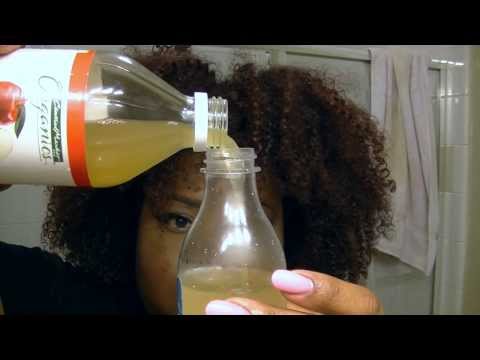 how to apply apple cider vinegar to hair