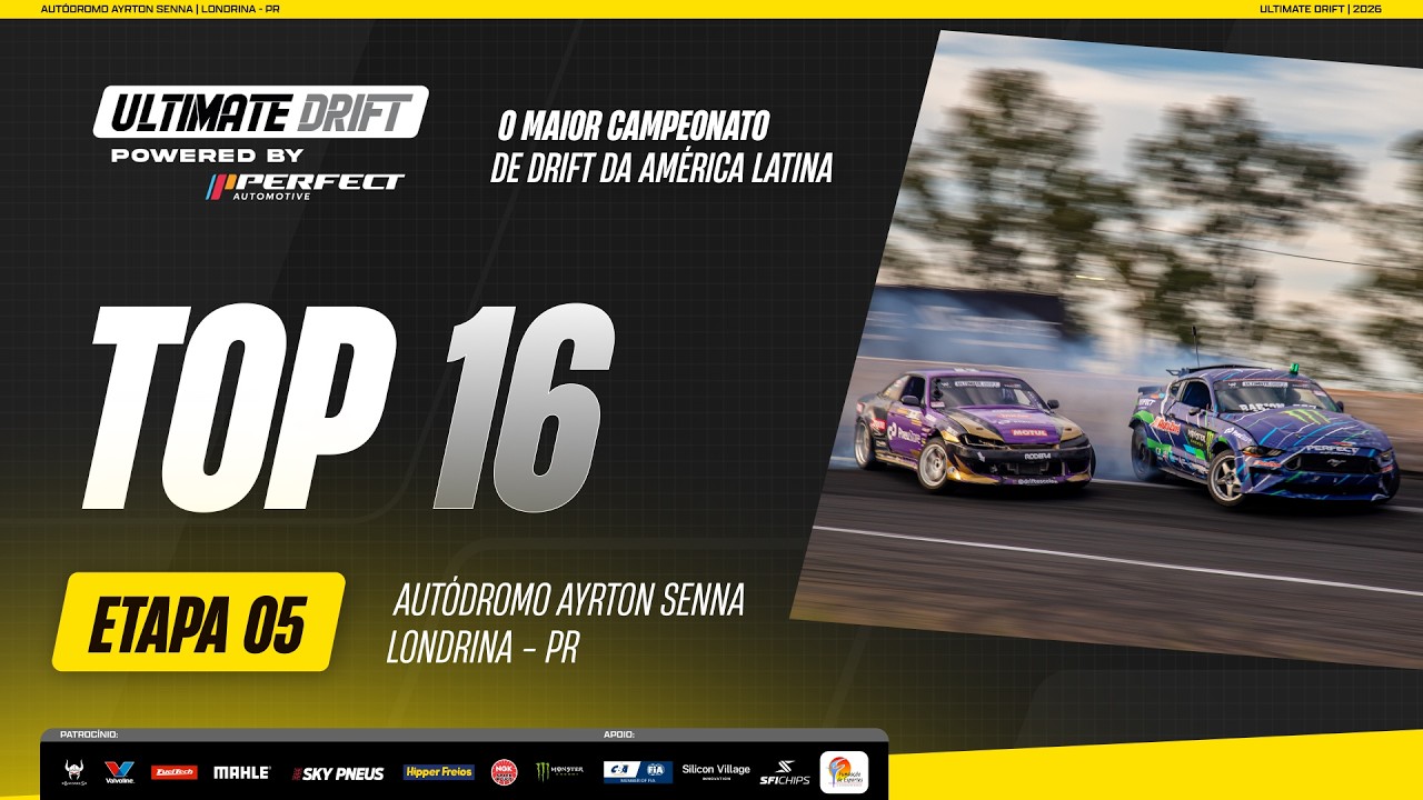 TOP 16 Ultimate Drift - 5ª Etapa - Londrina 2026
