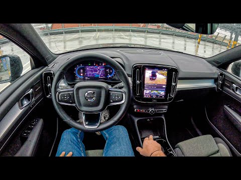 new volvo xc40 2025 20 b3 163 hp  pov test drive