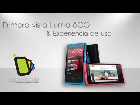 nokia lumia 800 - Bienvenidos a la primera vista del primer equipo de nokia con windows phone 7. este es el primer video de la revolución appledroide. En este video veremos su...