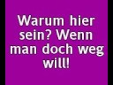 Warum weinen?!