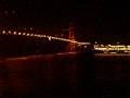 Queen Mary 2 leaving San Francisco