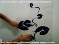 Como aplicar stikers ( adesivos para ambientes )