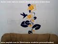 Como aplicar stikers ( adesivos para ambientes )