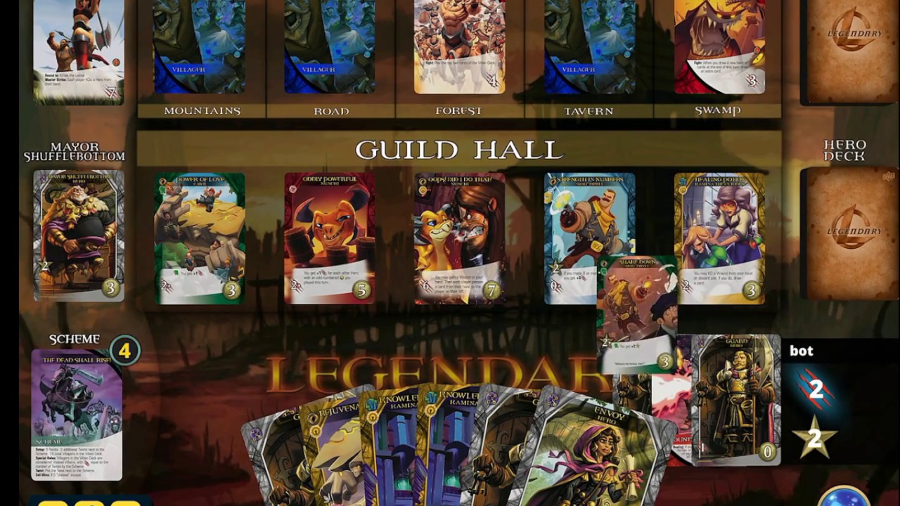 'Legendary DXP,' a Digital Deck-Building Game Based on the Popular Tabletop Version, is Launching Next Week