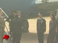 Raw Video: Sec. Rice Arrives in India Raw Video: Sec. Rice Arrives in India