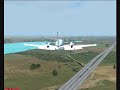 FSX Cessna 441 landing at :Hilton Head, SC
