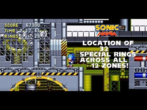 sonic mania giant ring locations