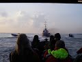 Boarding of the \"Dolphin\" Boarding of the \"Dolphin\"