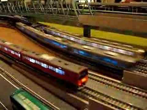 鉄道カフェ「cafe de train」 レイアウト　走行映像