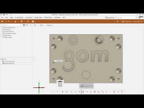 GOM Software 2016 - New Customizable 3D Toolbar GOM Software 2016 - New Customizable 3D Toolbar
