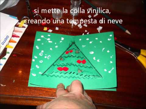 Biglietti Di Natale Youtube.Biglietto Pop Up Di Natale Bricolage Ricette