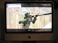 Counter Strike in Mac OSX on Aluminum iMac