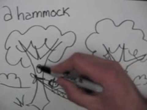 How to Draw a Hammock Step by Step
