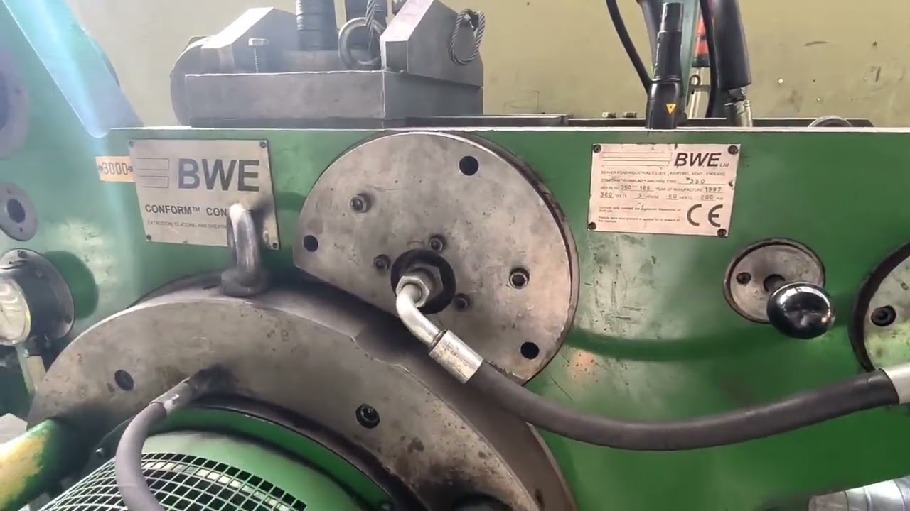 BWE 350/200 COPPER & BRASS CONTINUOUS EXTRUSION/CONFORM/CONCLAD LINE