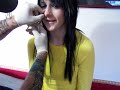 Larissa getting nose pierced!