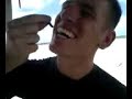 Military guy eats cricket air force c 130 dyess uniform