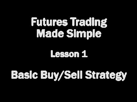 Futures Trading Made Simple – Lesson 1 – Basic Buy/Sell Strategy