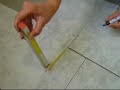 preparazione per taglio in diagonale a 45°