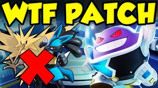 YOU WON'T BELIEVE THE POKEMON UNITE MOBILE PATCH! Zapdos & Lucario NOT Nerfed | Free Level 30 Items by Verlisify