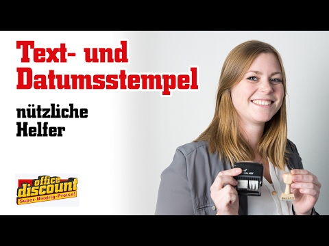 Text- und Datumsstempel: nützliche Helfer