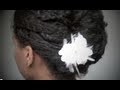 Sophisticated and Mature French Twist | Protective Hairstyle Natural Hair