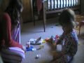 Olivia and Aramina playing at Papa's and Grandma's Pt. 2