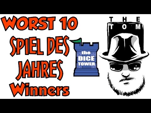 Worst 10 Spiel des Jahres Winners