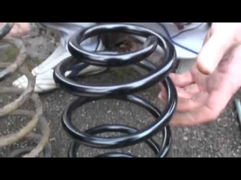 TOYOTA YARIS REAR SPRING REPLACE