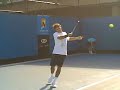 Roger Federer Training - Aus. Open \