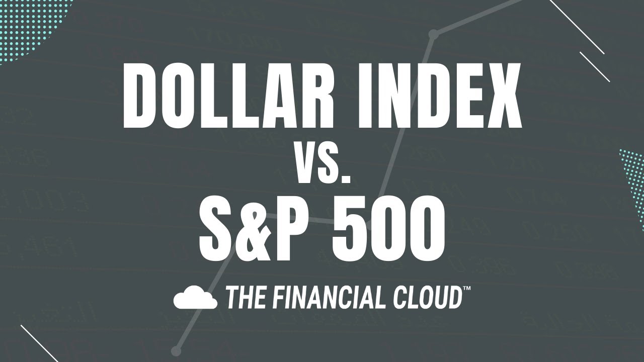 Difference in the Dollar Index and the S&P 500