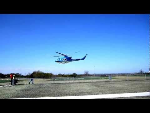 bugilt - Huey leaving F1 - Circuit of The Americas.