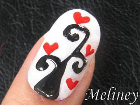 valentine nail designs. Nail Art Tutorial - Tree of