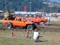 mud drags chevy roll burst in to flames