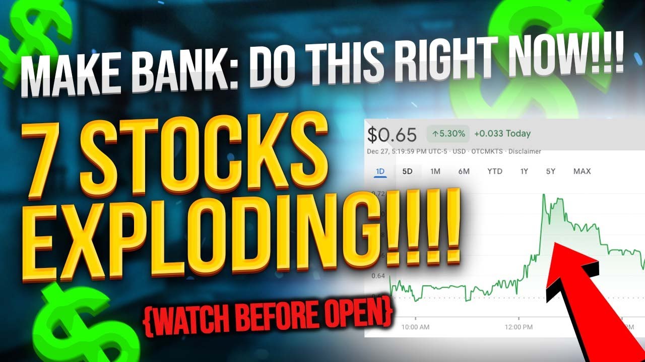 THESE 7 Penny Stocks READY TO EXPLODE! TRIPLE DIGIT GAINERS THIS WEEK