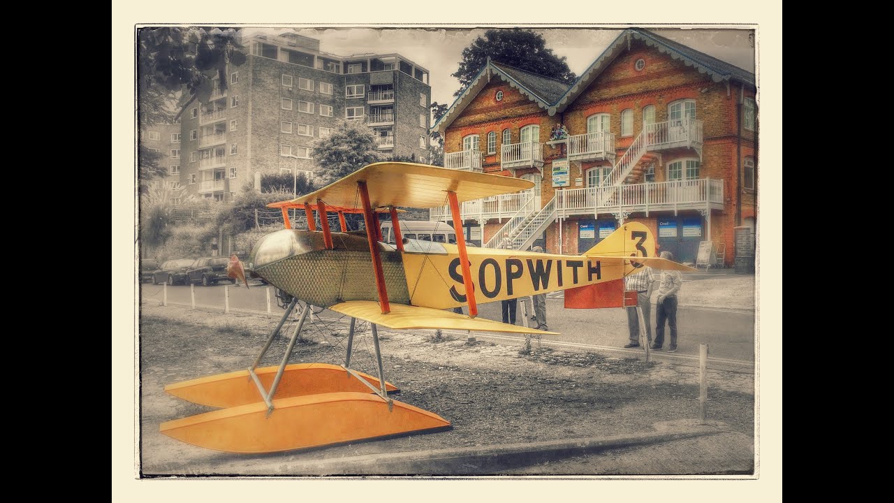 Sopwith Tabloid marking 100 years of aviation in Kingston
